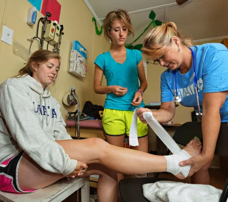 Nursing staff at health center