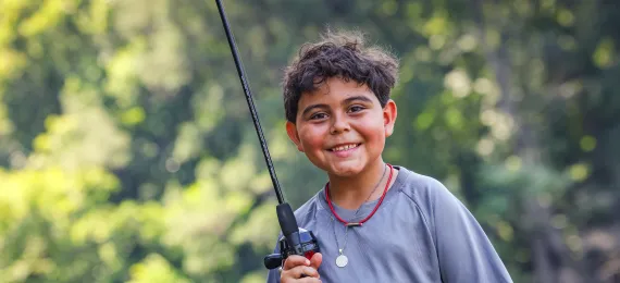 Fishing at Camp Kanata