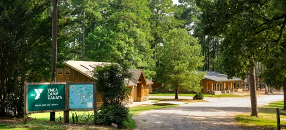 The front entrance of Camp Kanata. 