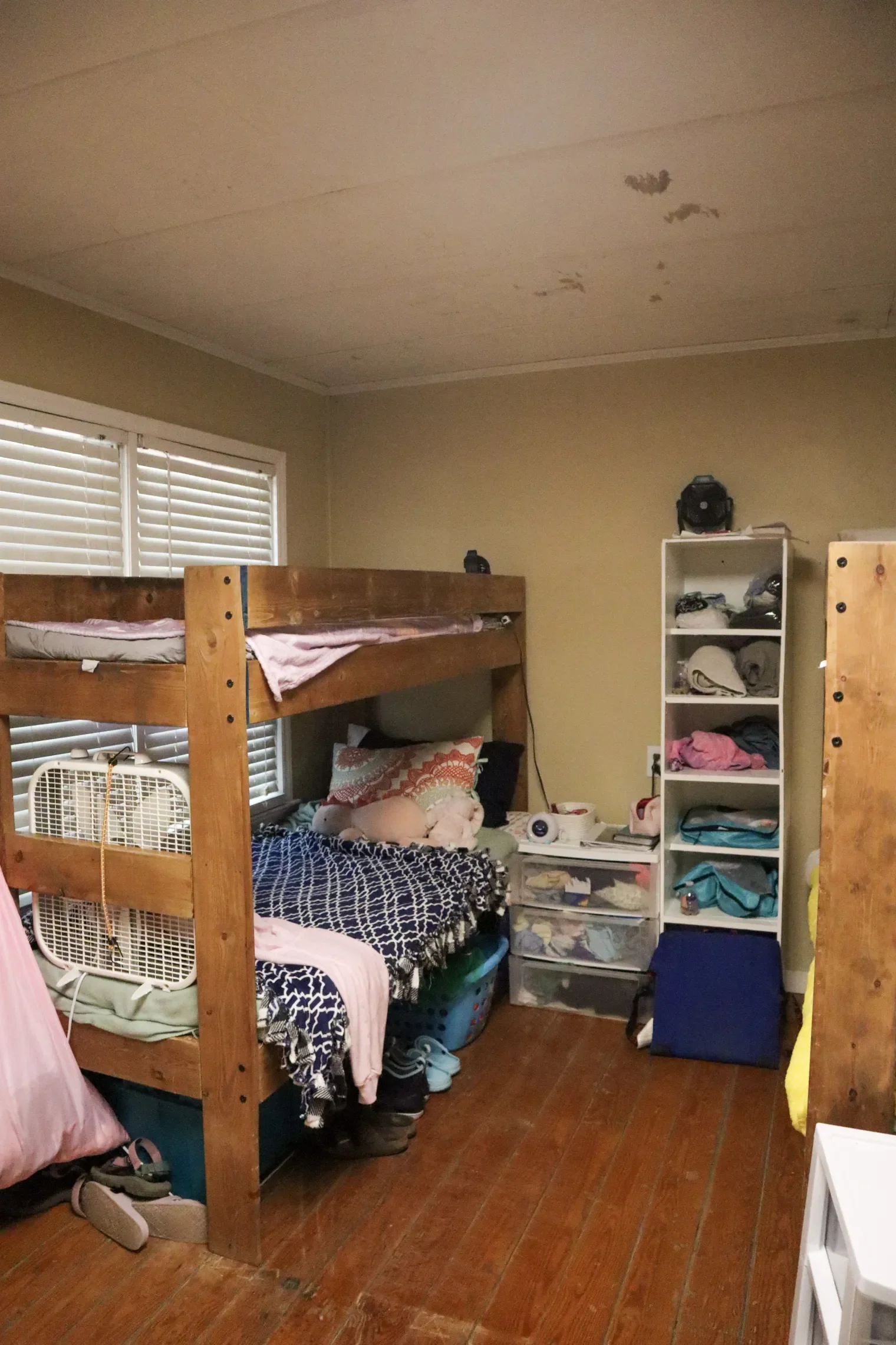 An image of the bunks in Cabin 1.