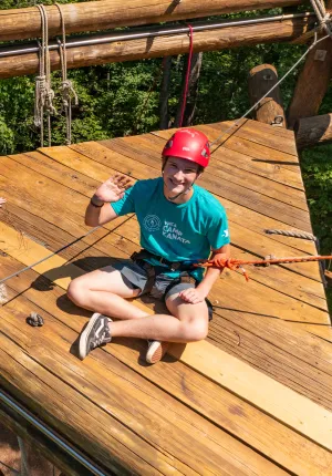 Climbing Tower at Camp Kanata