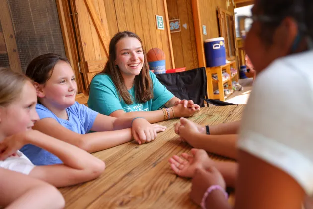 Cabin time at Camp Kanata